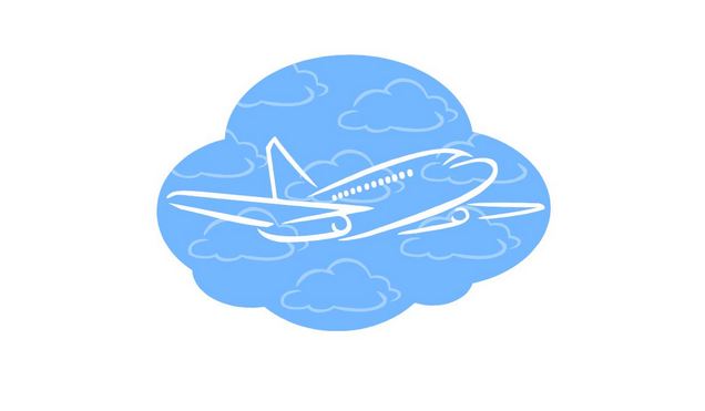 predepature - aeroplane icon